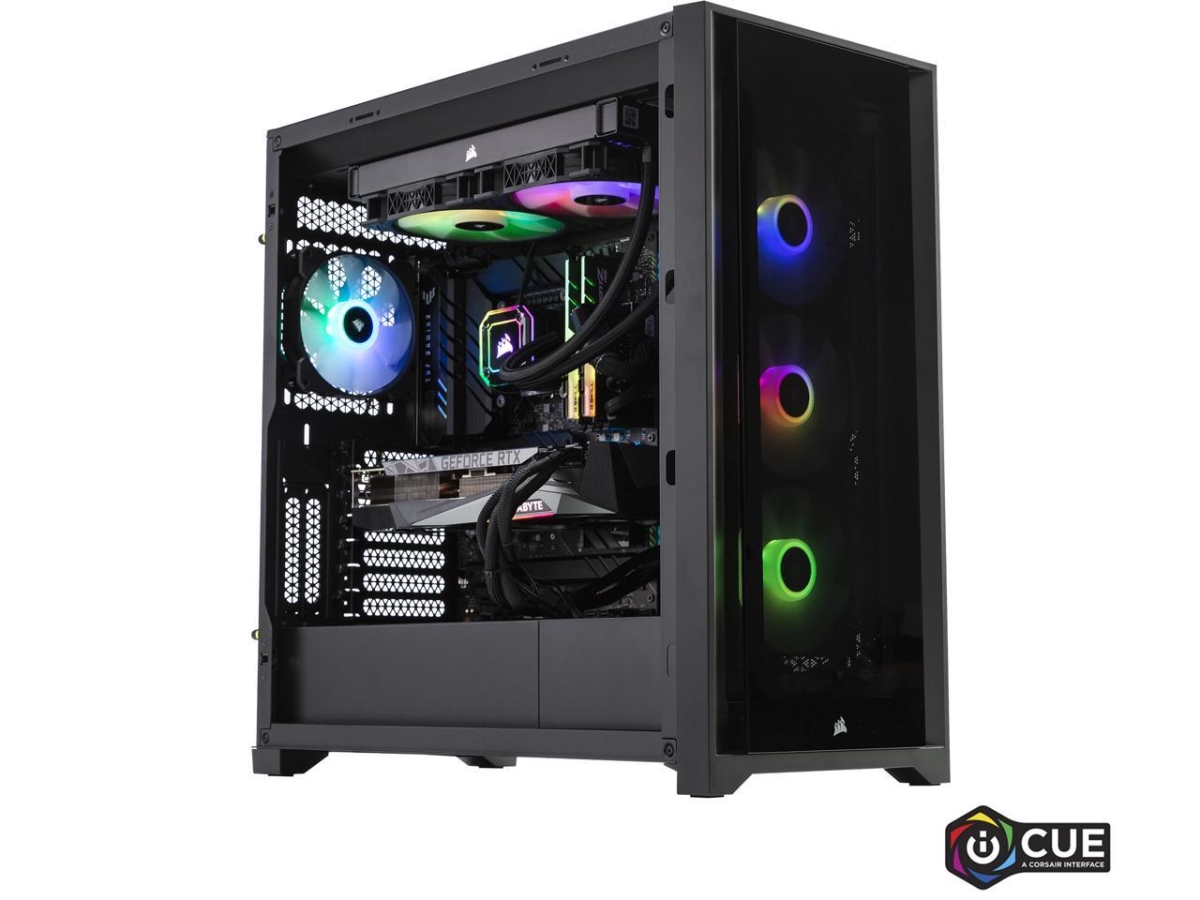 Picture of ABS ALI630 Legend Gaming Desktop PC&#44; Black - Intel i7 12700K - GeForce RTX 3080 Ti - TridentZ RGB 32GB DDR4 3200MHz - 1TB M.2 NVMe SSD - Corsair iCue 5000x Gaming Case - Windows 11 Pro