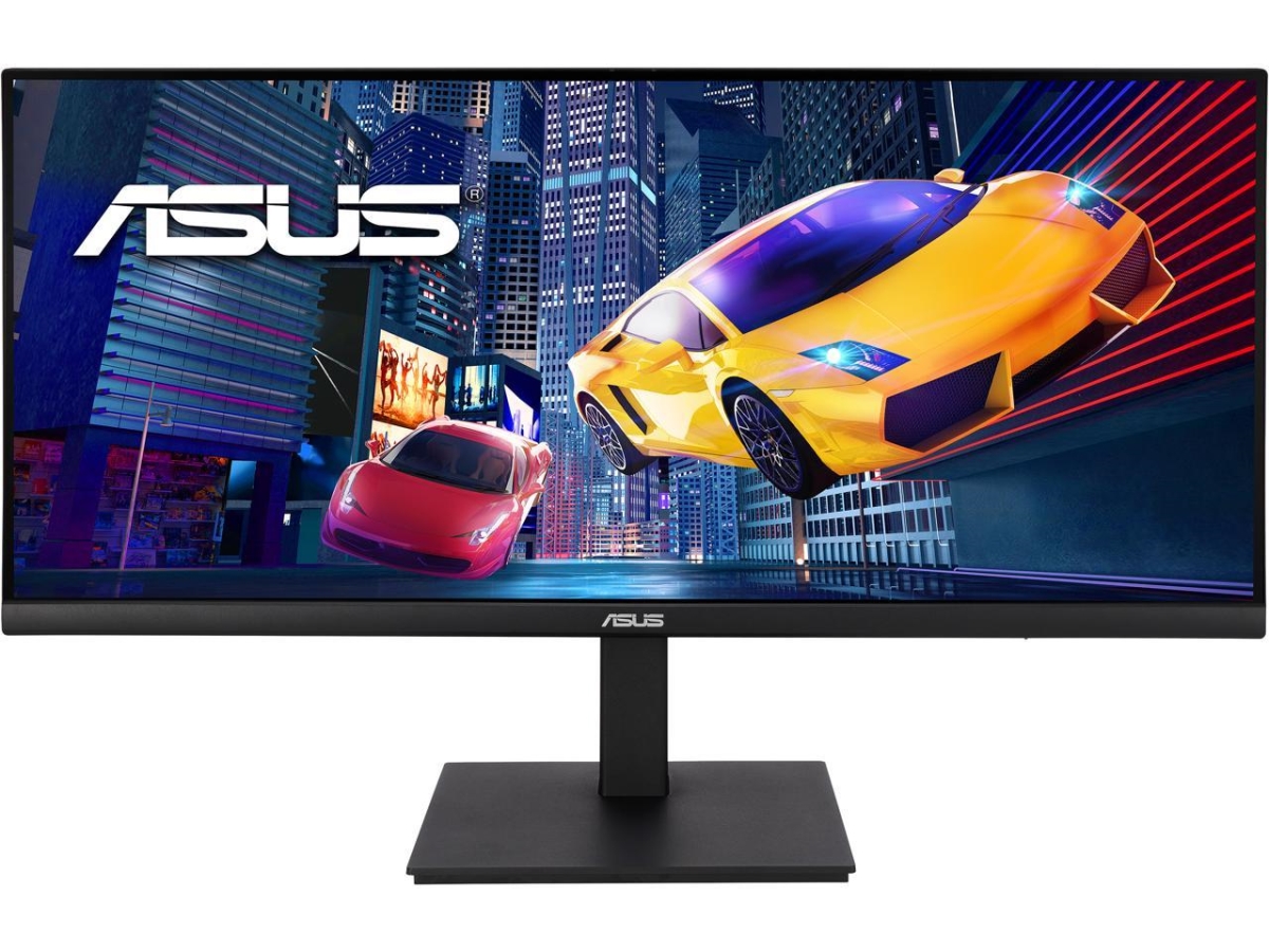 Picture of Asus 90LM07A3-B011B0 34 in. Ultrawide HDR Gaming Monitor - 21-9 UWQHD - IPS - 100Hz - 1ms - USB-C with Power Delivery - FreeSync - Eye Care Plus - VESA Mountable - HDMI - DisplayPort