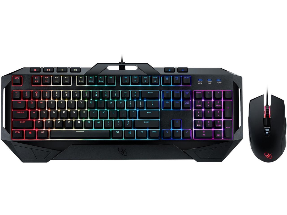 Picture of Rosewill FUSION C40 Gaming Keyboard & Mouse Combo&#44; Dedicated Multimedia Keys&#44; Mem-chanical Keyboard with Brilliant RGB LED Backlight with Precise Gaming Mouse