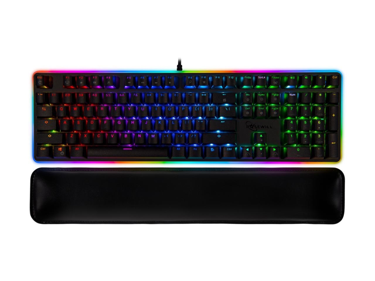 Picture of Rosewill NEON K81 RGB BR 22 RGB Backlit Modes Brown Switche Gaming Keyboard