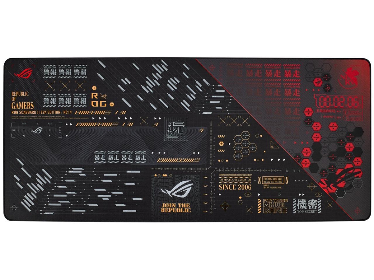 Picture of Asus 90MP02R0-BPAA00 Rog Scabbard II EVA Edition Extended Gaming Mouse Pad