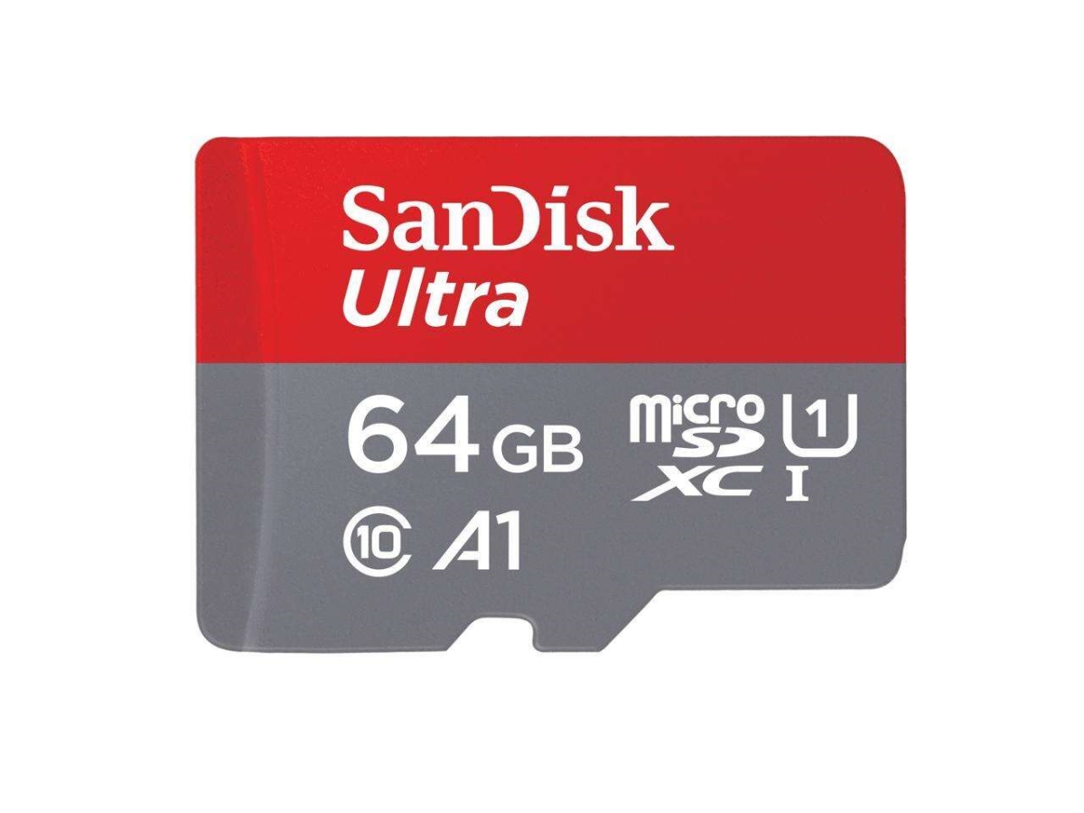 SDSQUAB-064G-GN6MA 64GB Ultra MicroSDXC A1 UHS-I & U1 Class 10 Memory Card with Adapter - Speed Up to 140MBs