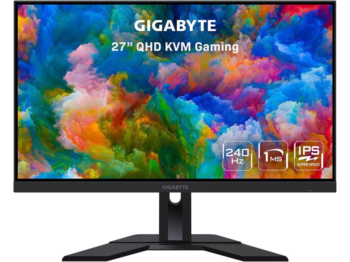 Picture of Gigabyte M27Q-X 27 in. 240Hz 1440P KVM Gaming Monitor