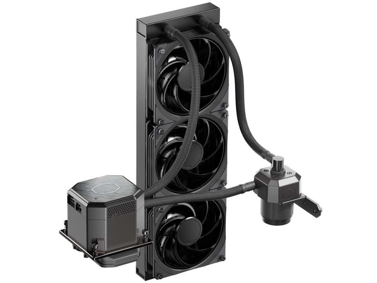 Picture of Cooler Master MLZ-D36M-A19PK-12 Thermoelectric Cooling AIO CPU Liquid Cooler Powered by Intel Cryo Cooling Technology&#44; 2nd Generation Pump&#44; 360 Radiator for Intel LGA 1200 Series