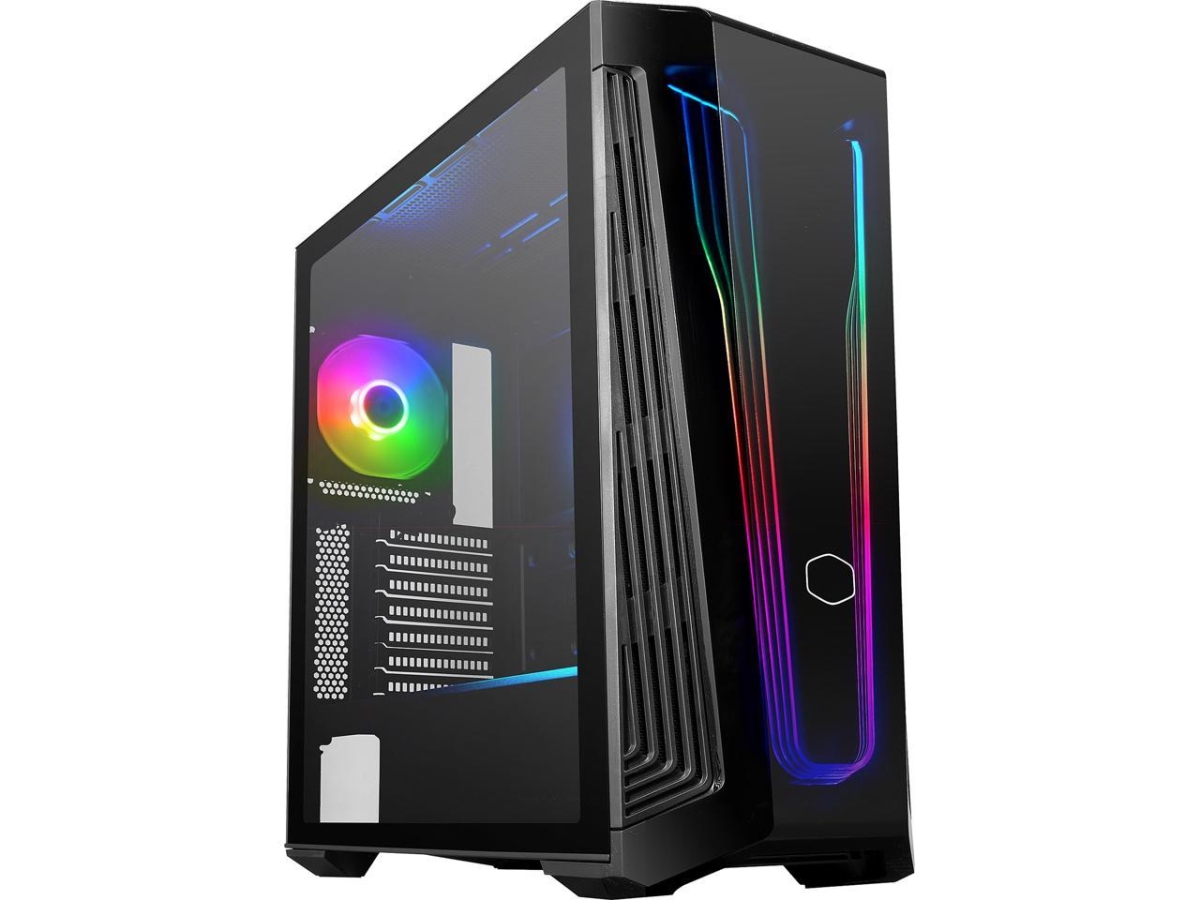 Picture of Cooler Master MB540-KGNN-S00 Mesh Plastic E-ATX Full Tower Case Computer Case&#44; Steel - Black