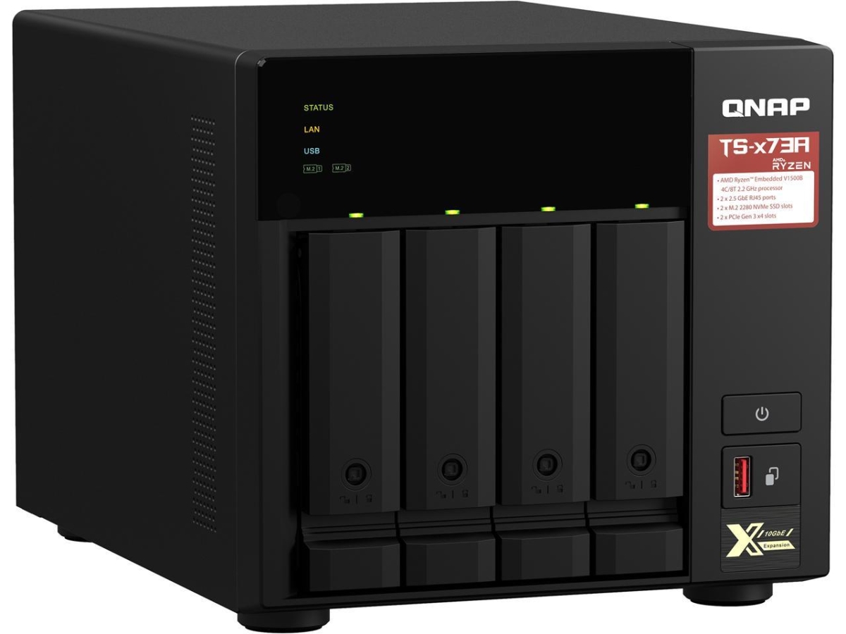 Picture of Qnap TS-473A-8G-US Diskless System Network Storage
