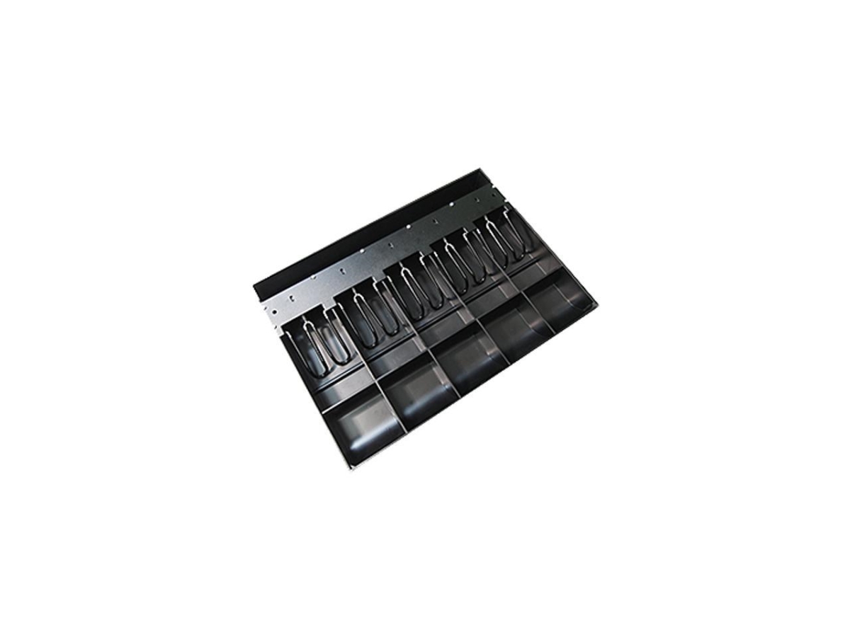 Picture of APG Cash Drawer 9B48-297-052 15.4 x 11.1 x 2.3 in. PK-15TA-03-BX Fixed Cash Coin Roll Storage Till Assembly&#44; Black