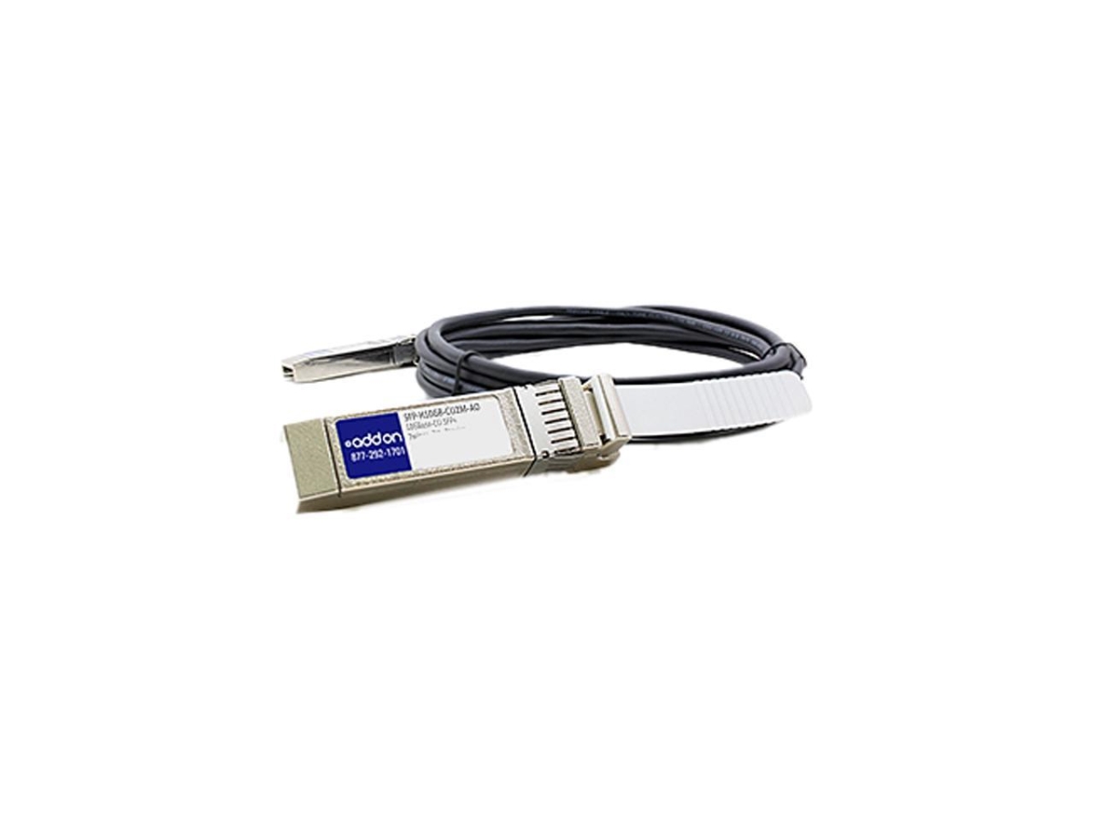 Picture of AddOn 9B16U-0079-000H8 2 m SFP-H10GB-CU2M-AO 10GBase-CU Twinax Copper Cable