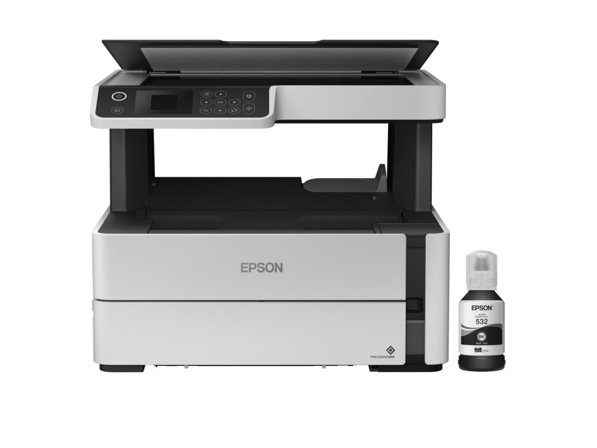Picture of Epson America 9B1EE-000N-002S2 EcoTank ET-M2170 Wireless Monochrome All-in-One Supertank Printer