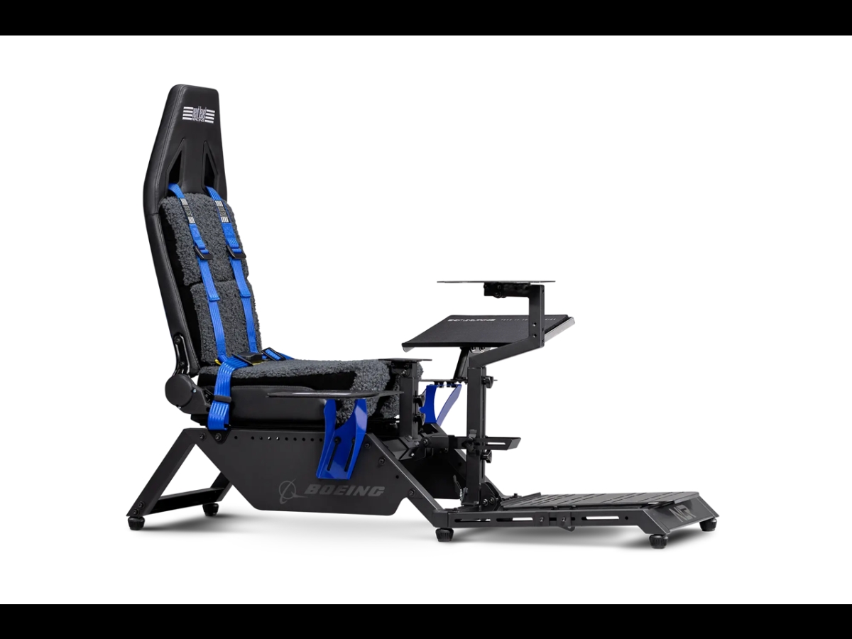 Picture of Next Level Racing 9B74-745-022 NLR-S027 Flight Simulator Boeing Commercial Edition&#44; Blue & Black