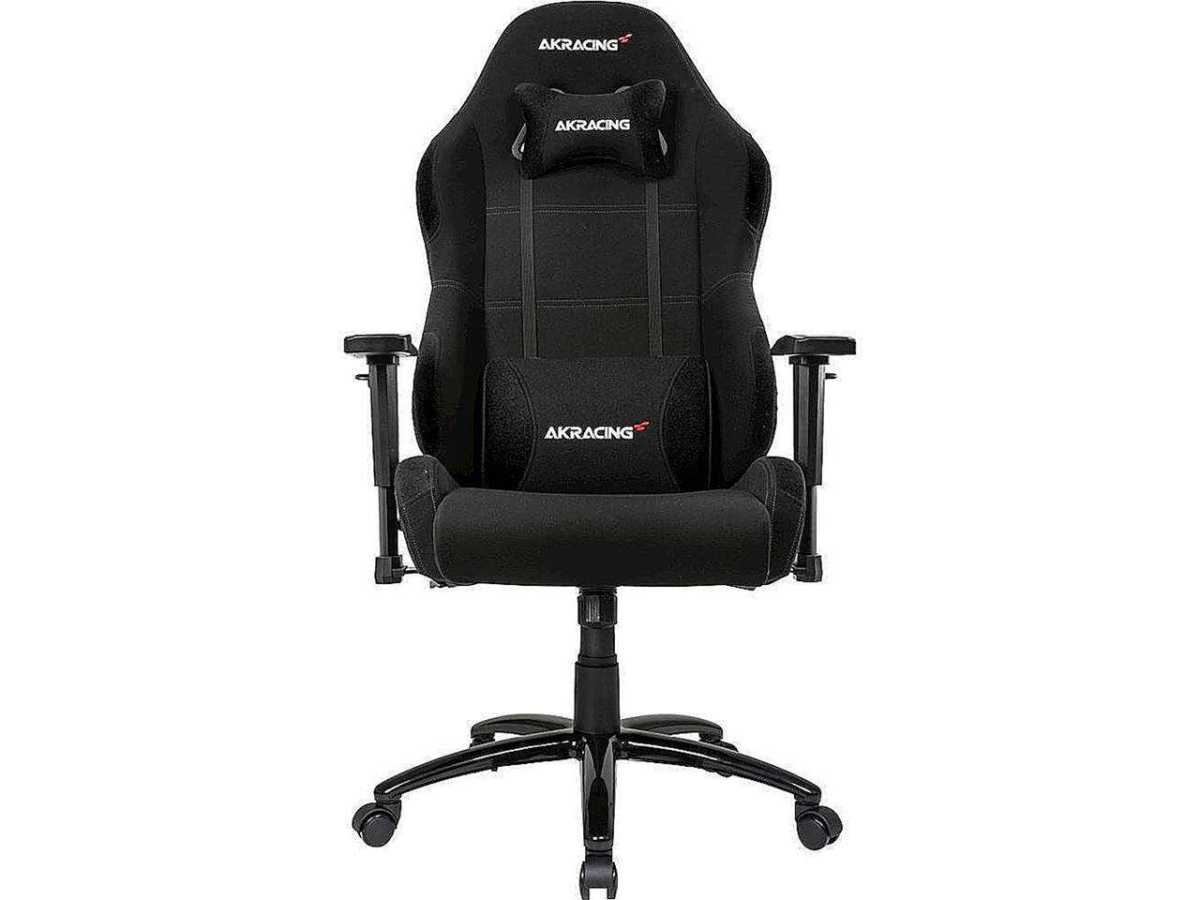 Picture of AKRacing 9B26-930-079 AK-SXWIDE-BK Core series SX-Wide Gaming Chair with PU Leather 3DArms&#44; Black