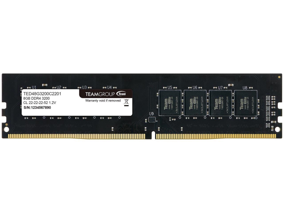 Elite 8GB 288-Pin DDR4 SDRAM DDR4 3200 Desktop Memory Model