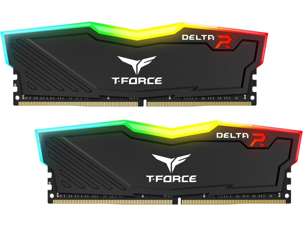 16 GB T-Force Delta RGB 288-Pin DDR4 SDRAM DDR4 3600 Intel XMP 2.0 Desktop Memory Card