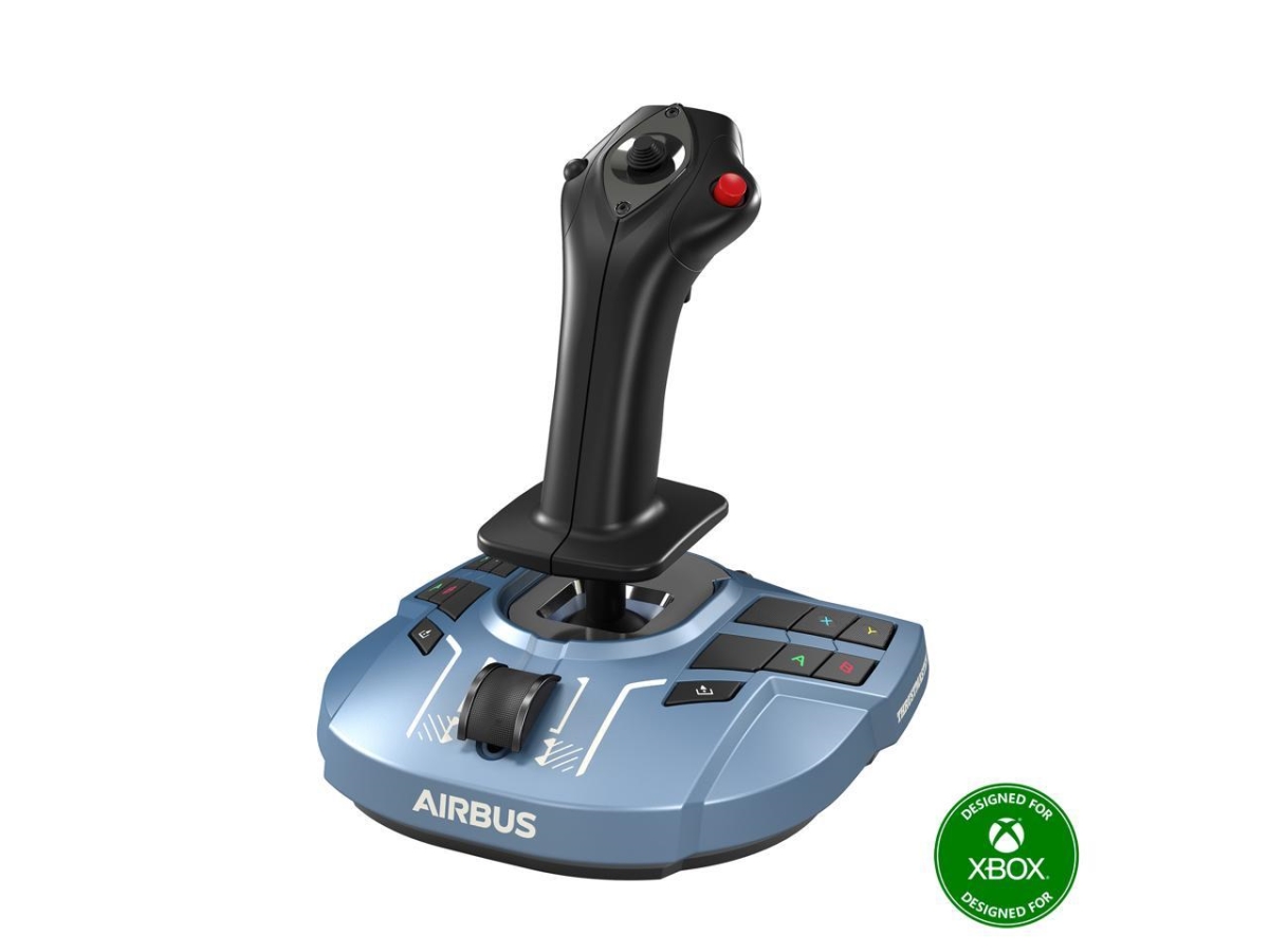 Picture of Thrustmaster 9B74-719-043 TCA Sidestick X Airbus Edition Joystick - Xbox Series XS - Xbox One - PC&#44; Black & Blue
