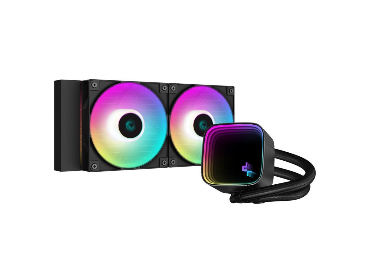 Picture of DeepCool 9B35-856-257 240 mm 4th Gen Dual-Chamber Pump 3100 RPM 280W TDP Aio Cooler Anti-Leak Tech Liquid Cooler for AMD AM4 & AM5 LGA 1700 & 1200&#44; Black