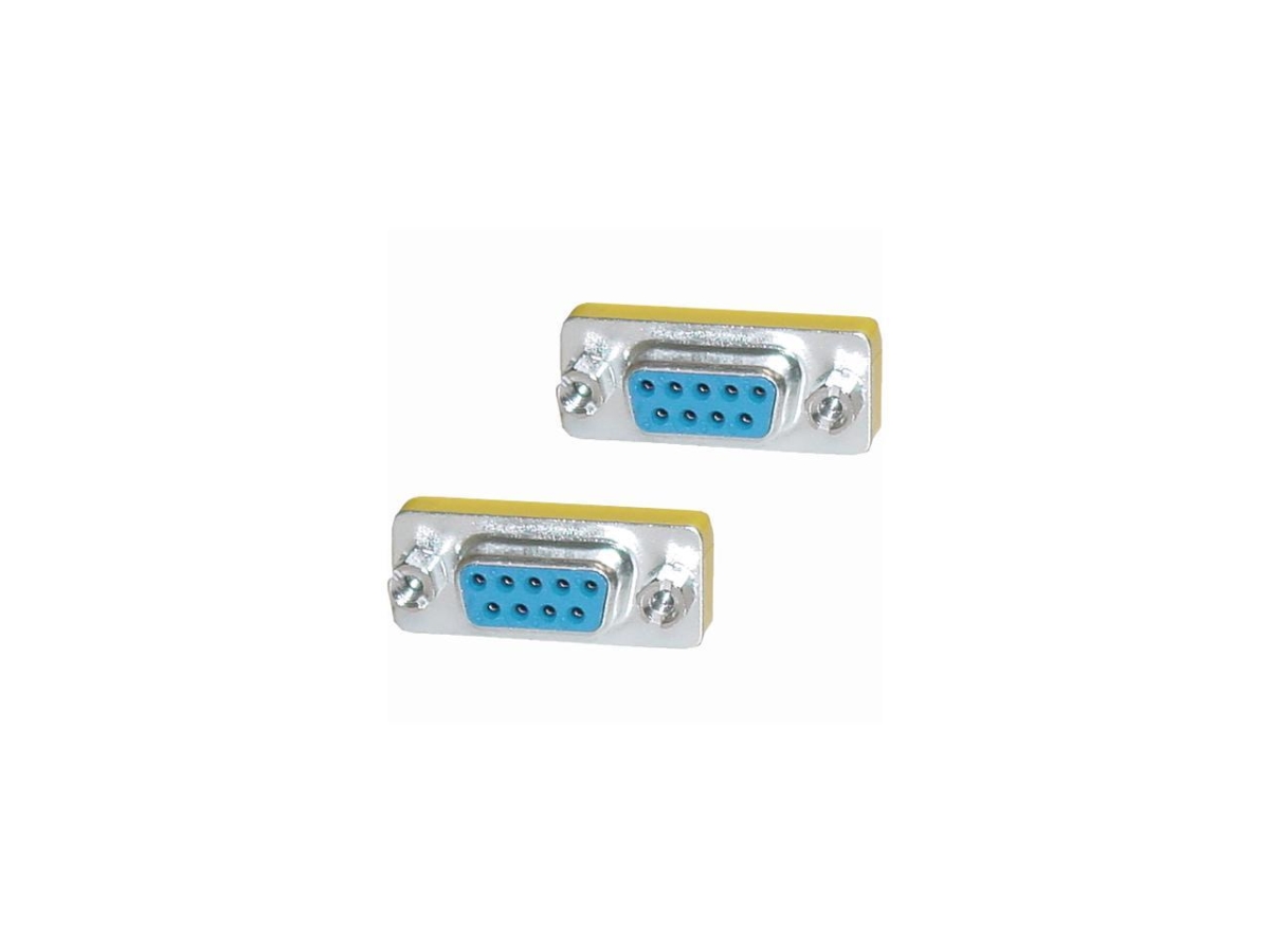4X9PINFF DB9 Serial 9-Pin Female to Female Adapter