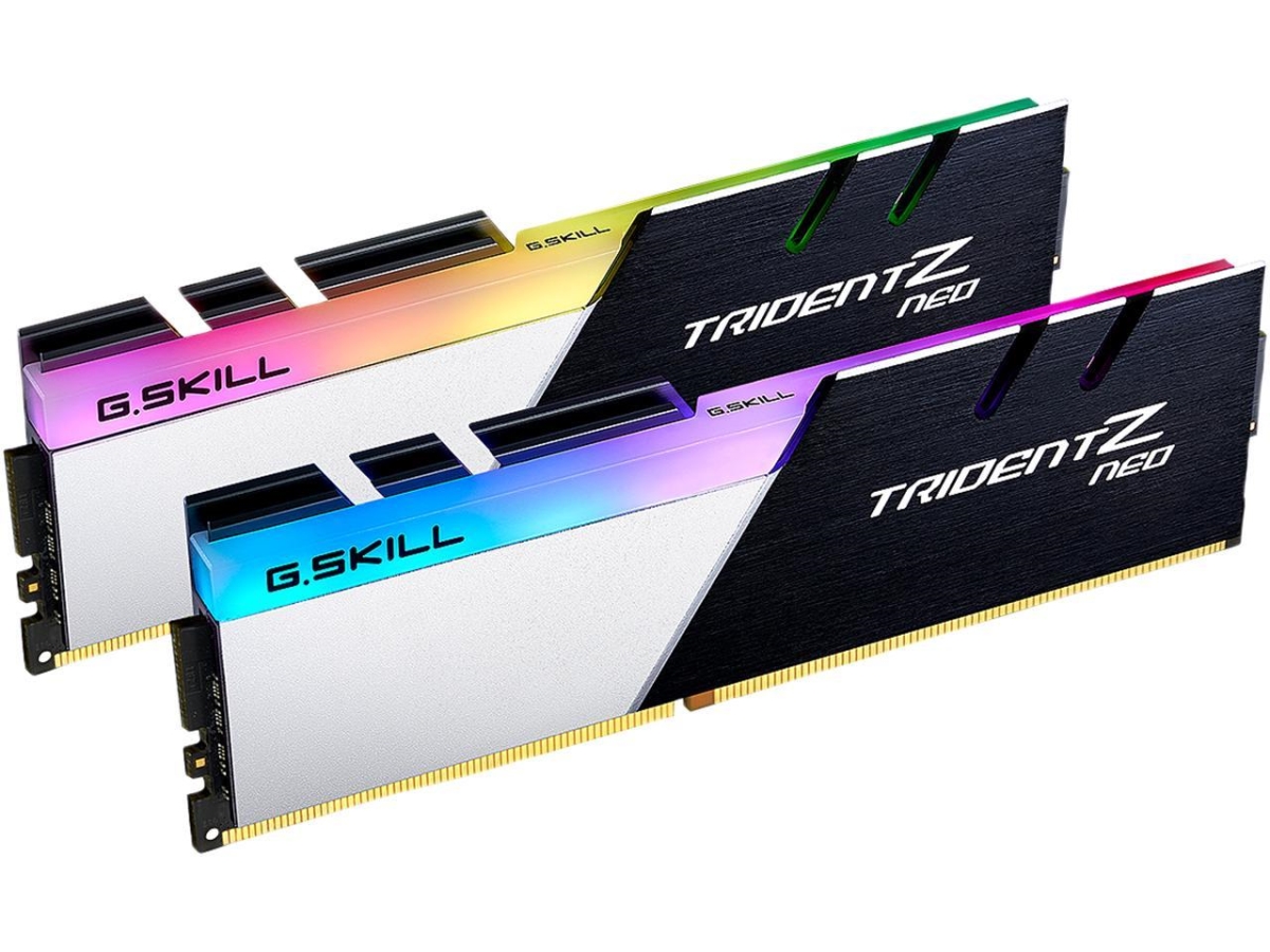 Picture of G Skill F4-3200C16D-32GTZN 32GB 288-Pin DDR4 SDRAM 3200 MHz Desktop Memory Module&#44; RGB