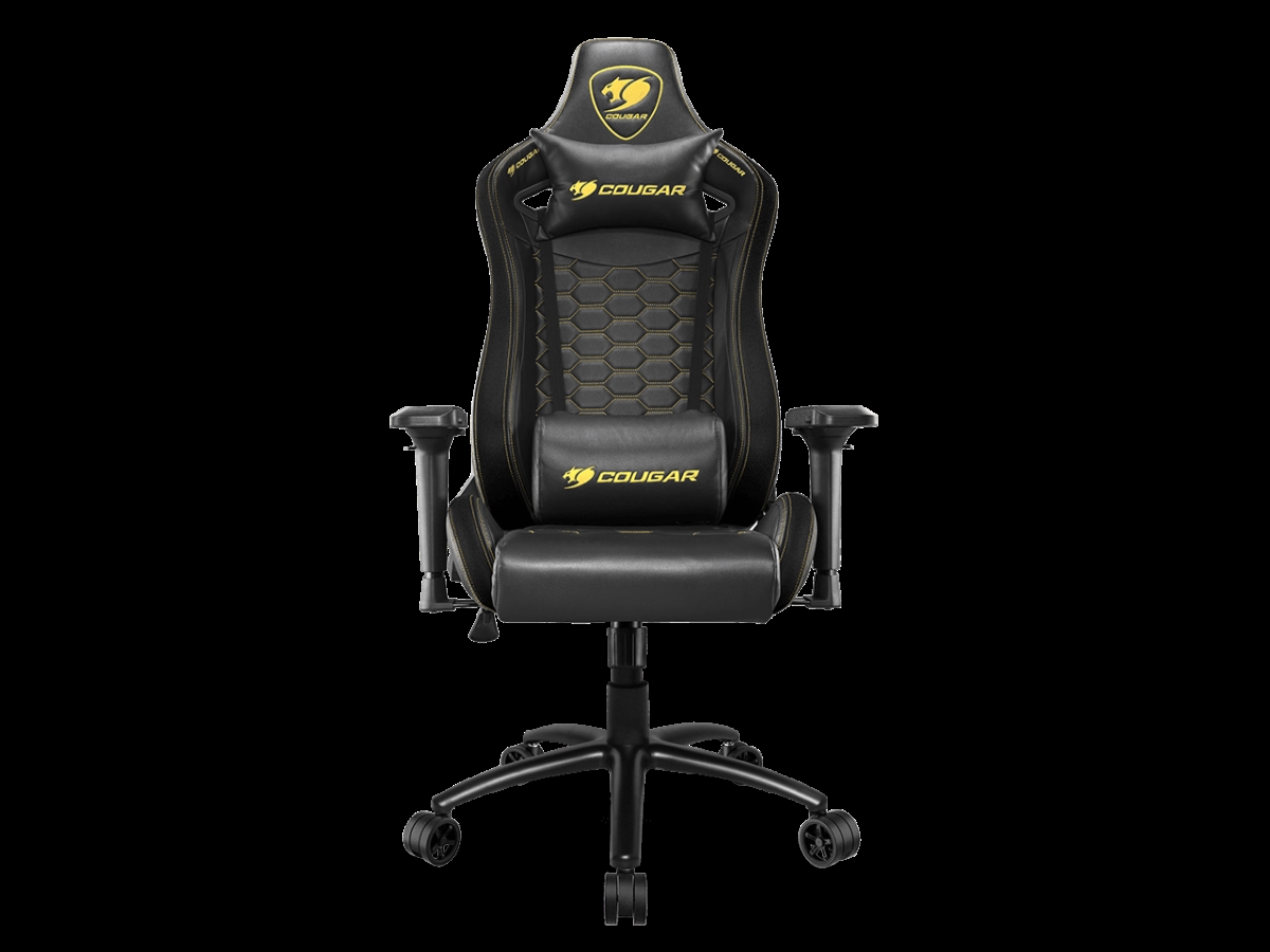 Picture of COUGAR OUTRIDER S ROYAL Gaming Chair with Body-Embracing High Back Design 180 Deg Reclining & 4D Armrest&#44; Black