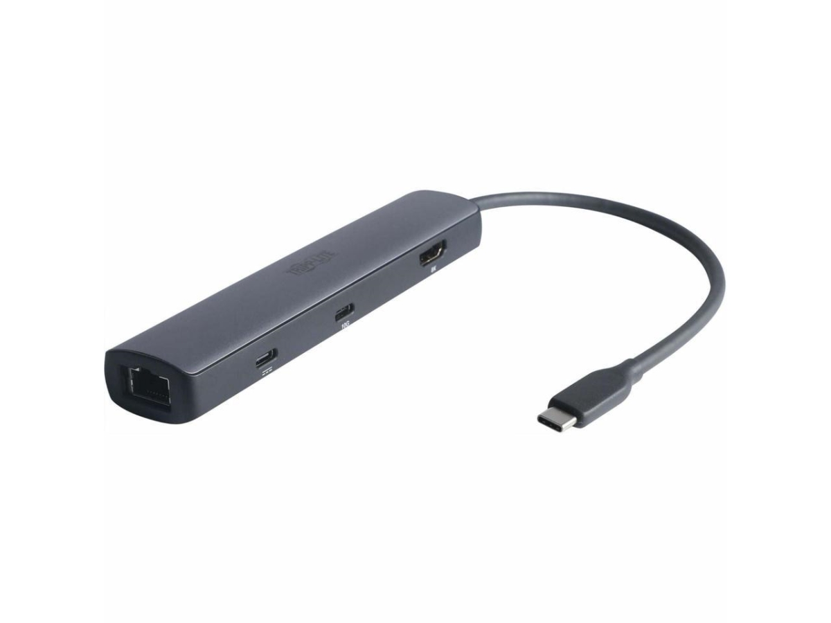 Tripp Lite U442-DOCK40-6 8K HDMI 3 USB Hub Ports Gigabit Ethernet USB-C Mini Dock & Multiport Adapter