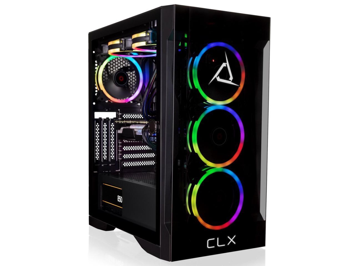 Picture of CLX TGMSETRTU2C01BM AMD Ryzen 9 7900X 4.7GHz 12-Core Processor 32GB DDR5 Memory 12GB GDDR6X Graphics 1TB NVMe M.2 SSD 4TB HDD Win 11 Home 64-Bit Gaming Desktop