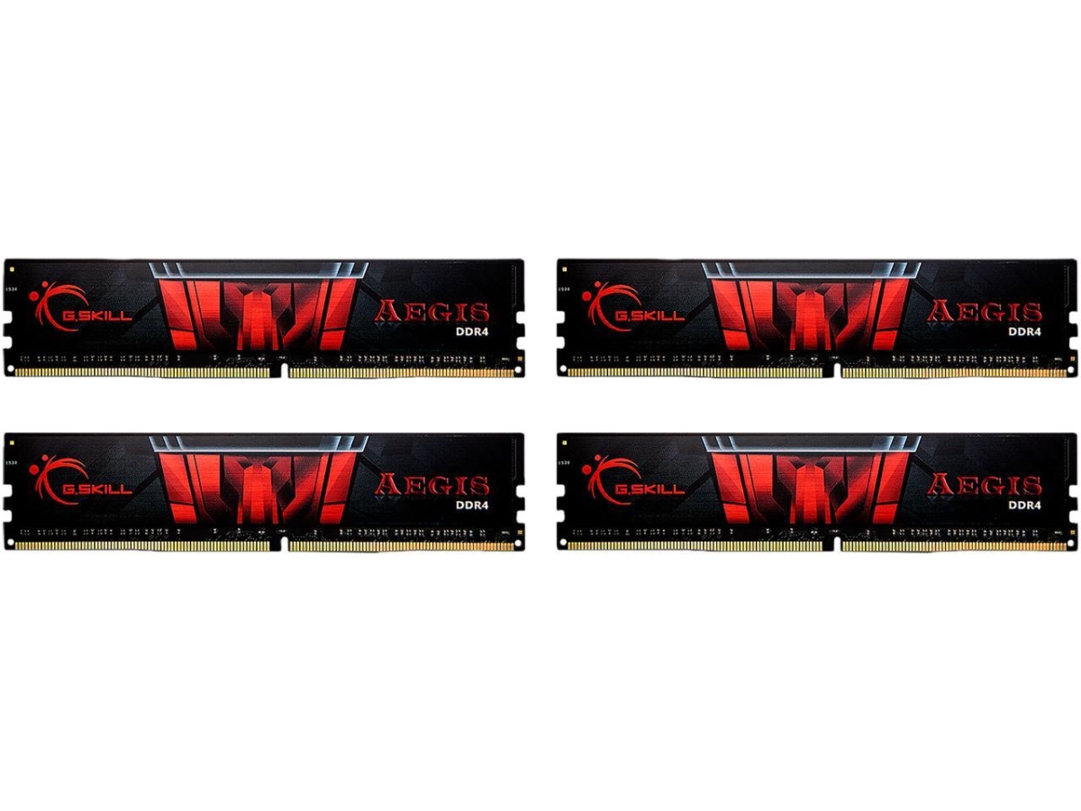 F4-3200C16Q-32GIS 32GB 288 Pin DDR4 SDRAM 3200 MHz Desktop Memory Module