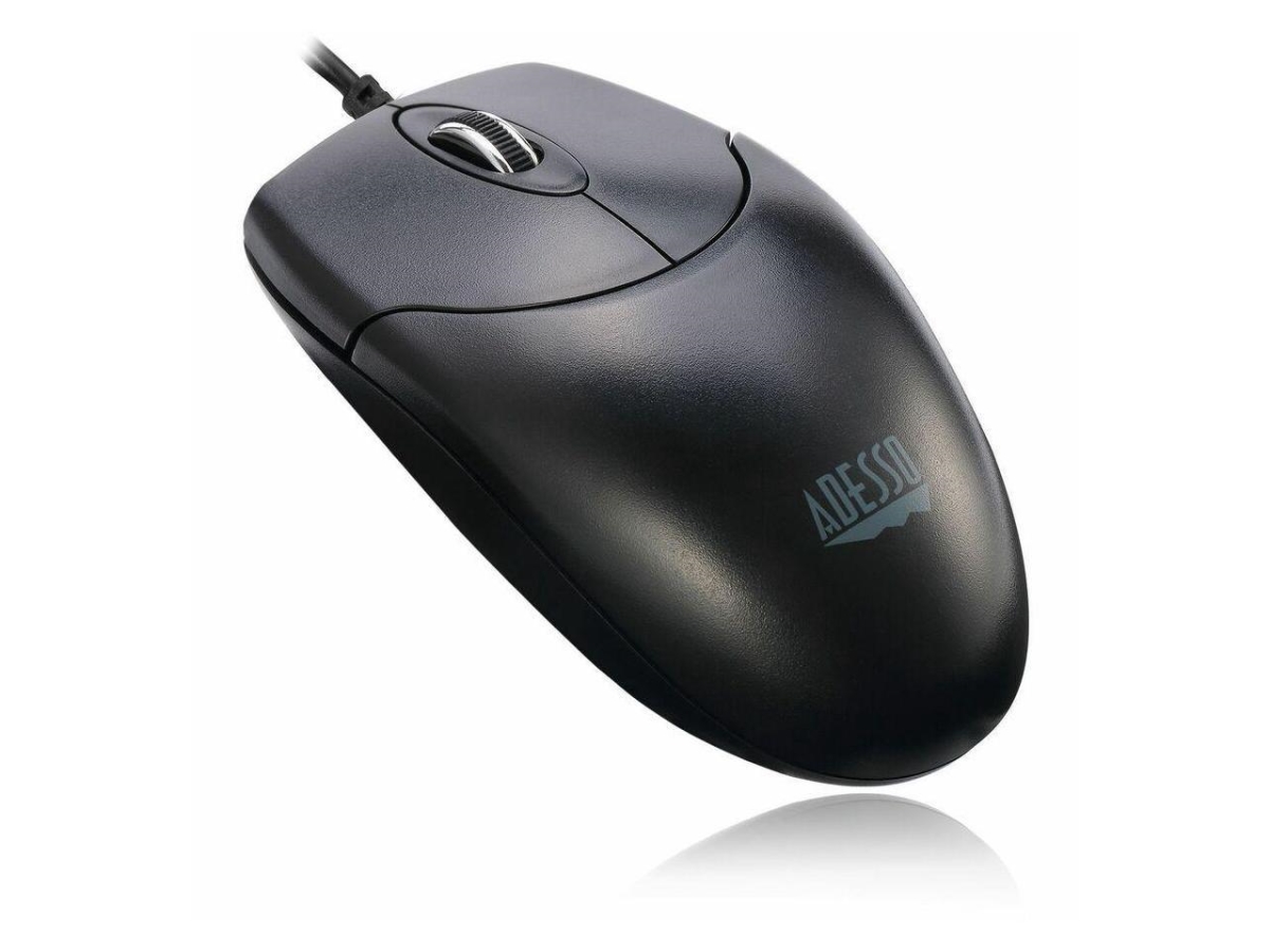 Picture of Adesso IMOUSE M6C-TAA Type C TAA Compliant Optical Scroll Mouse&#44; Black