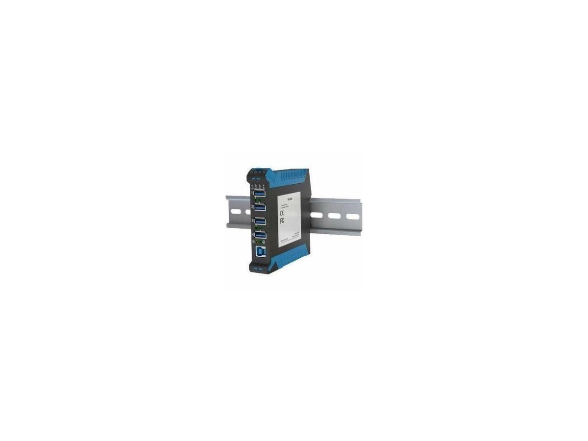 M07250 4-Ports IH-304 USB Hub Din Rail Mount