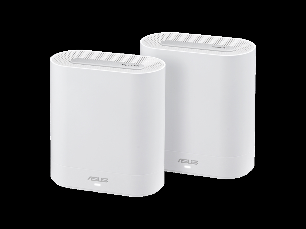 Picture of Asus EBM68 -W-2-PK- Expert WiFi AX7800 Wireless Tri-Band Mesh Wi-Fi 6 System&#44; White - Pack of 2