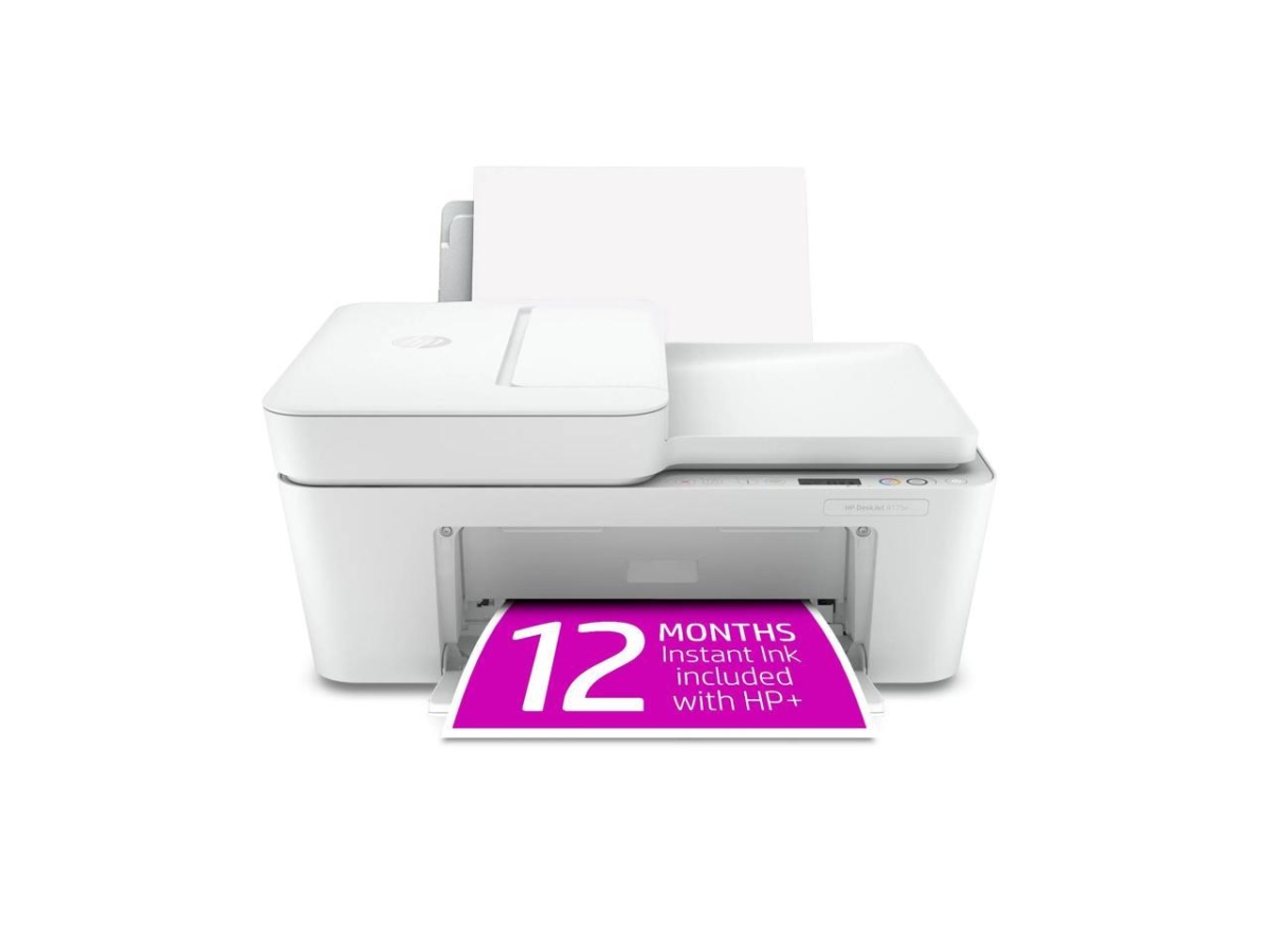 Picture of HP 2A9U0A-1H5 DeskJet 4175e All-in-One Wireless Color Inkjet Printer with 12 Months Instant Ink Included with HP Plus