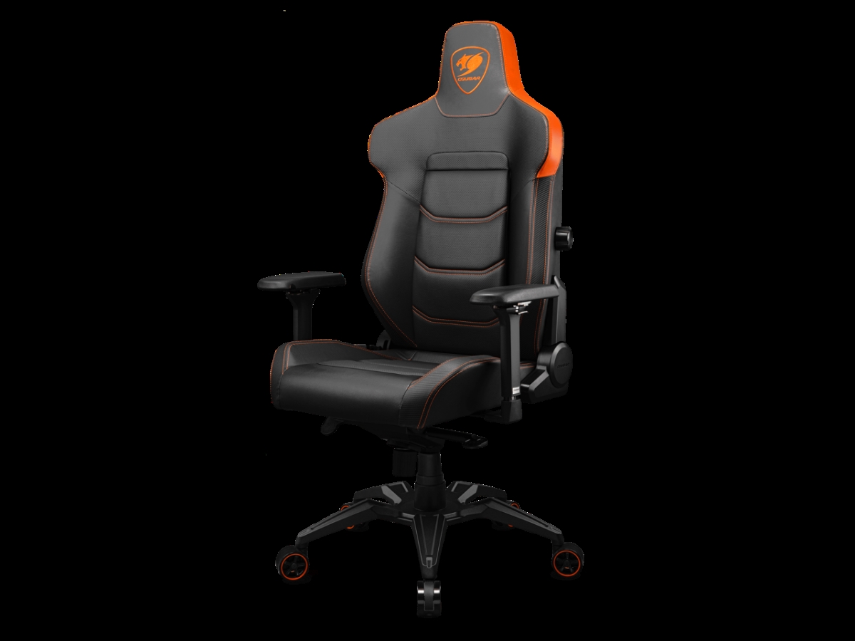 Picture of Cougar ARMOR EVO Gaming Chair with Integrated 4-way Lumbar Support & Magnetic Neck Pillow&#44; Black