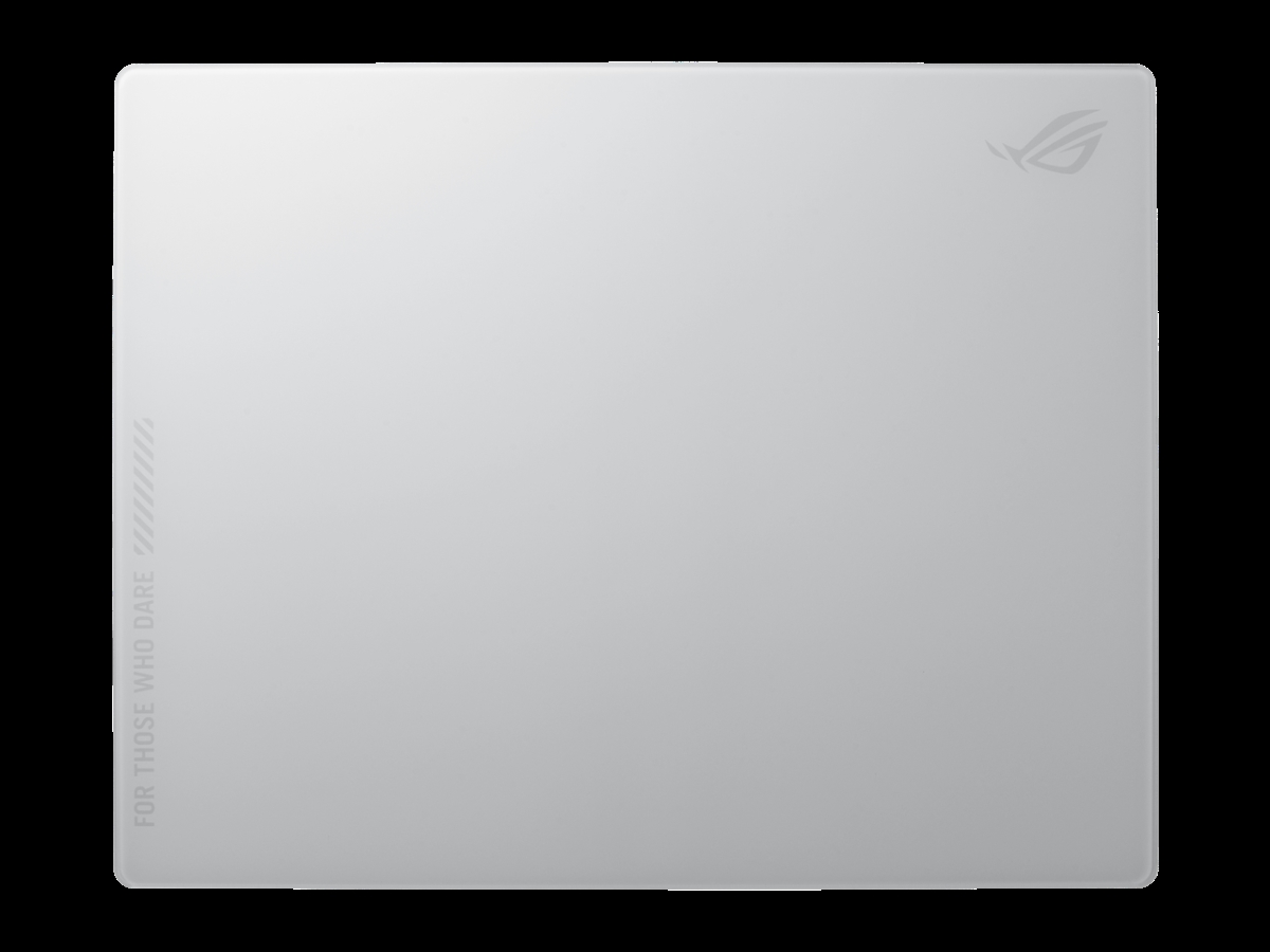 Picture of Asus 90MP03L0-BPAA10 500 x 400 mm ROG Moonstone Ace Glass Gaming Mouse Pad with Ultra-Smooth Surface&#44; Noise-Reducing Design&#44; 9H Tempered Glass&#44; Impact & Scratch Resistant&#44; Moonlight White - Large