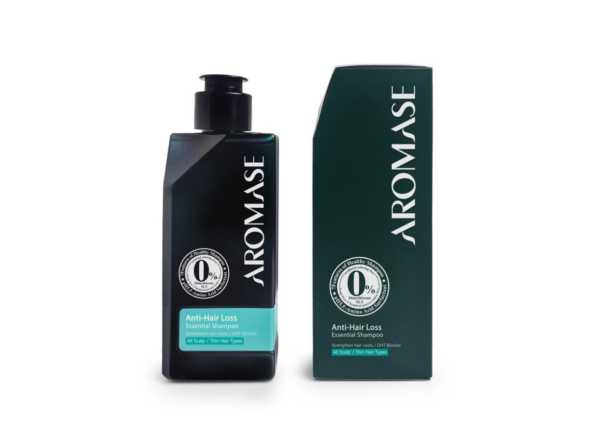 Picture of Aromase X002SO18TT 90 ml Anti-Hair Loss Essential Shampoo