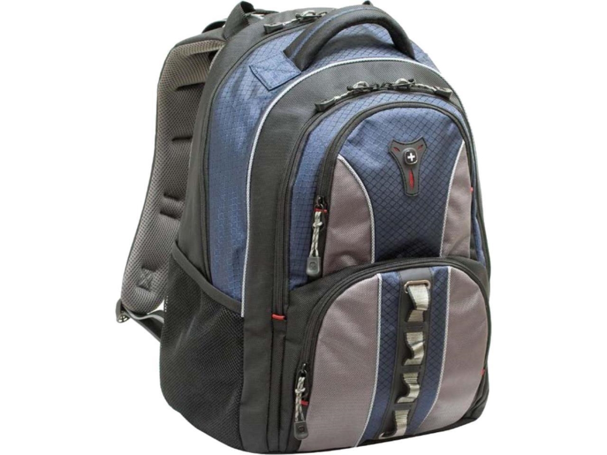 27343060 15.6 in. Computer Backpack, Blue Gray