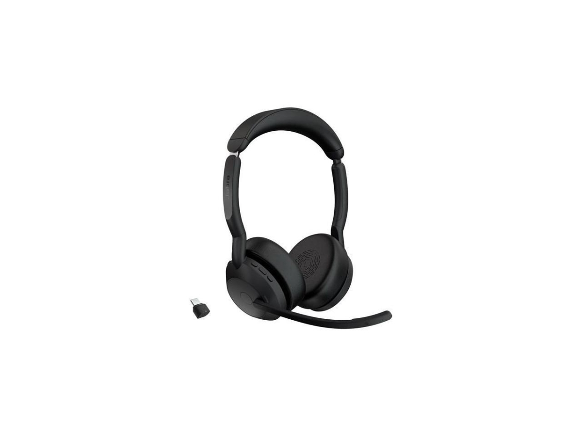 Picture of Jabra Products Jabra Evolve2 55 - L Stereo UC Wireless Headset with Link 380c
