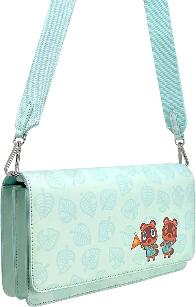Picture of Controller Gear BANIXXSLL-0MTNT Animal Crossing Nintendo Switch & Switch Lite Sling Bag&#44; Mint Leaves
