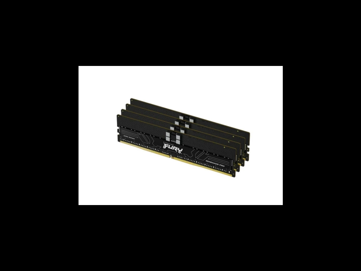 Picture of Kingston Technology KF564R32RBE2K4-128 Fury Renegade Pro 128GB 4 x 32GB ECC Registered DDR5 6400 PC5 51200 Memory Server Memory Model