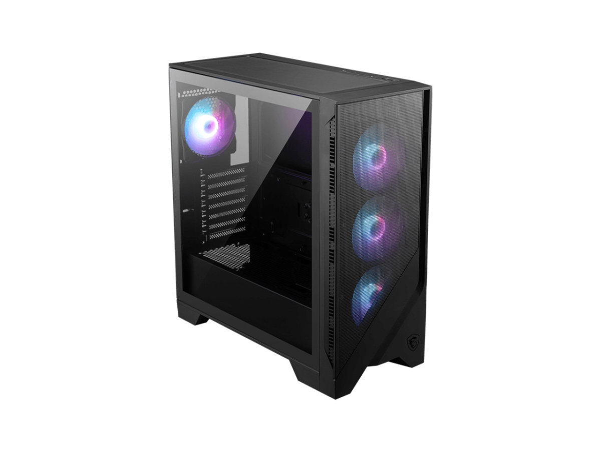 MAG FORGE 321R AIRFLOW MAG FORGE 321R AIRFLOW Black Computer Case with 2 x USB 3.2 Gen 1, 4 x 120mm ARGB Fan & ARGB Control Board