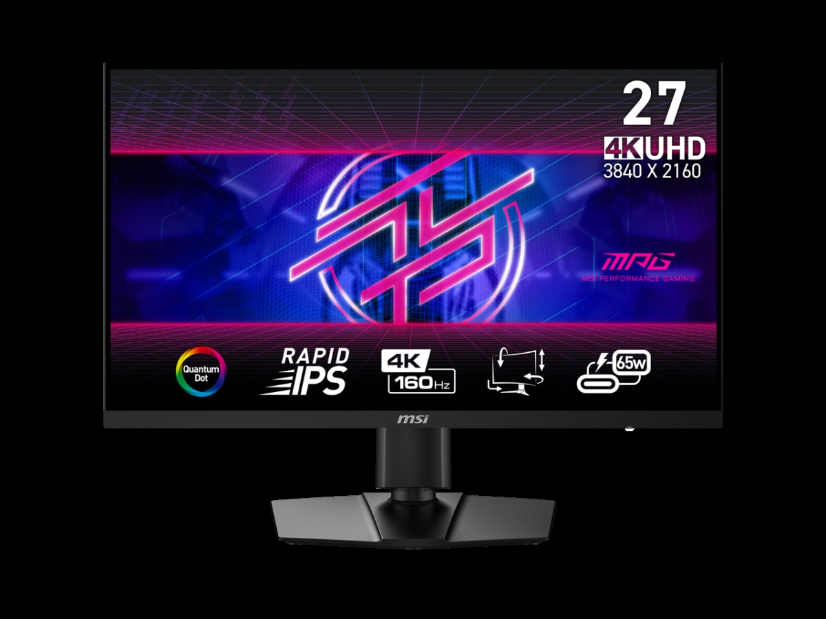 Picture of MSI MPG274URF QD MNTR 27 in. 4K 160HZ IPS MPG274URF 160 Hz Rapid IPS with Quantum Dot Technology UHD Gaming Monitor
