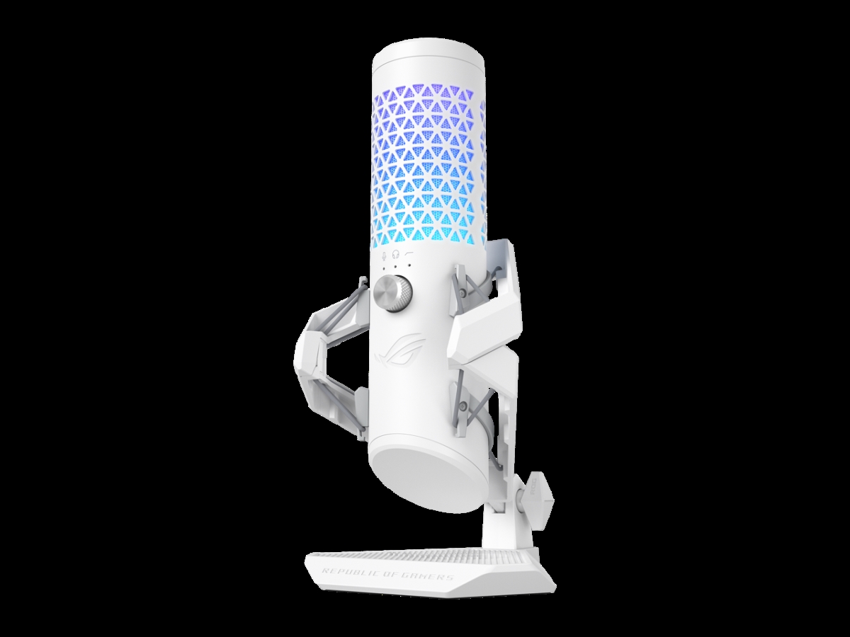 Picture of Asus 90YH03Z0-BAAA10 192kHz 24-bit ROG Carnyx USB Gaming Microphone with 25 mm Condenser Capsule&#44; White