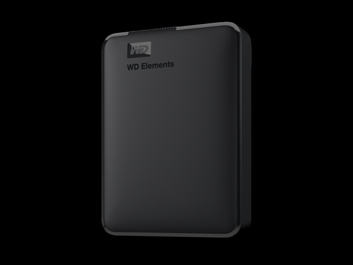 Western Digital - WD 6TB Elements Portable Storage USB 3.2 Gen 1/USB 3.0 (USB 2.0 compatible) Model WDBHJS0060BBK-WESN - Black