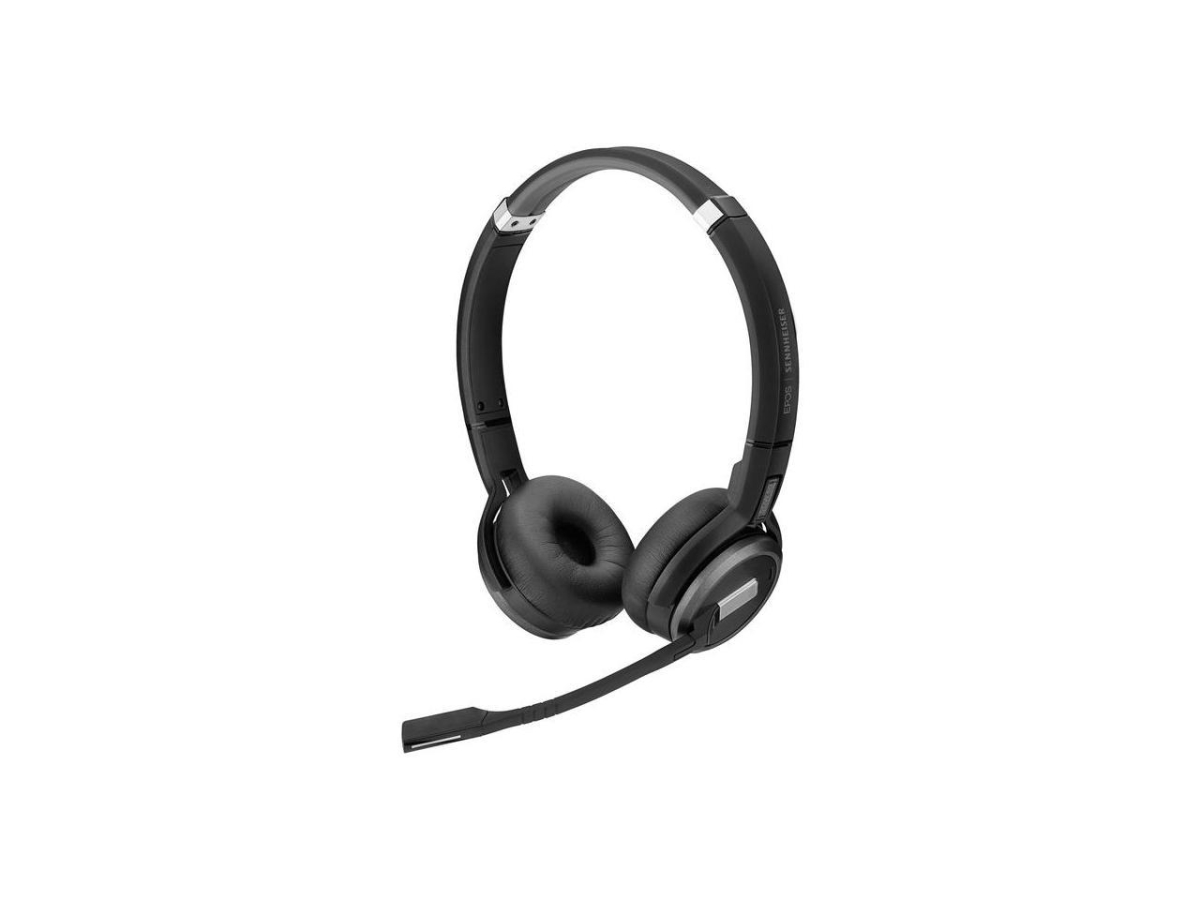 Picture of Epos 1000633 Sennheiser SDW 60 HS Binaural On-Ear Dect Wireless Headset&#44; Black