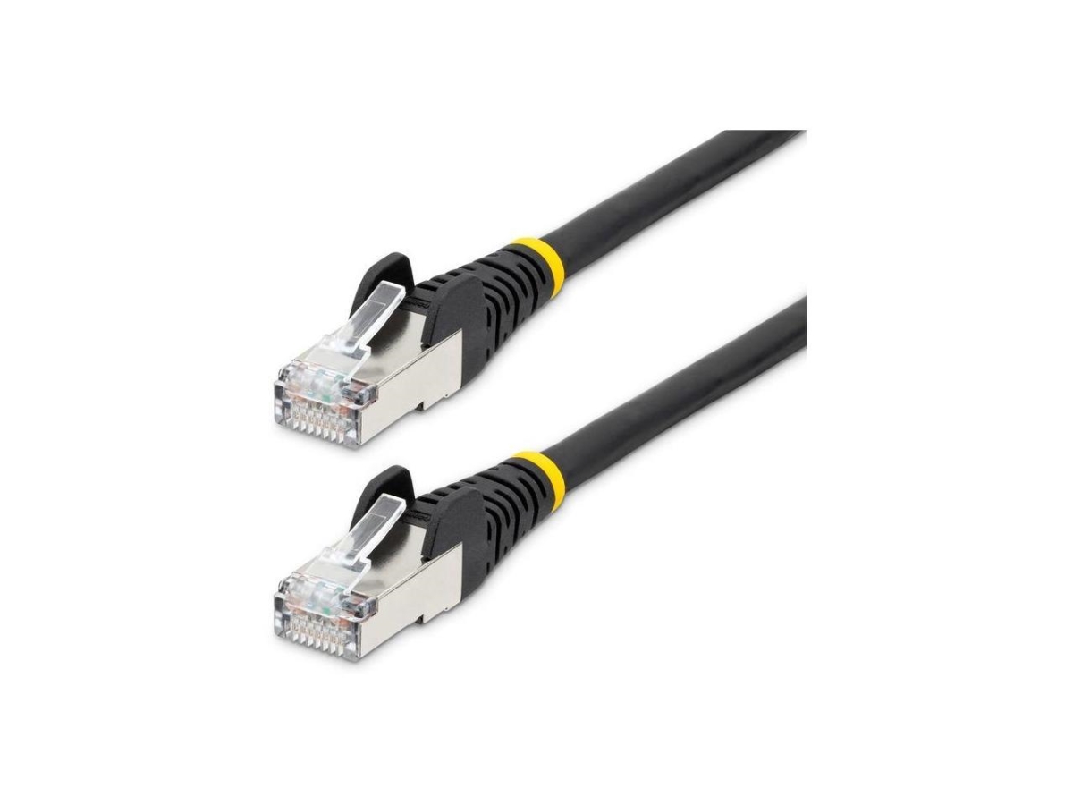 NLBK6FCAT6APATCH 6 ft. CAT6a Snagless S-FTP Ethernet Cable - Black
