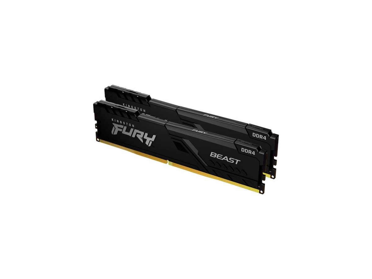 Picture of Kingston Technology KF436C18BBK2-32 FURY Beast 32GB - 2 x 16GB - 288-Pin PC RAM DDR4 3600 - PC4 28800 Desktop Memory Model