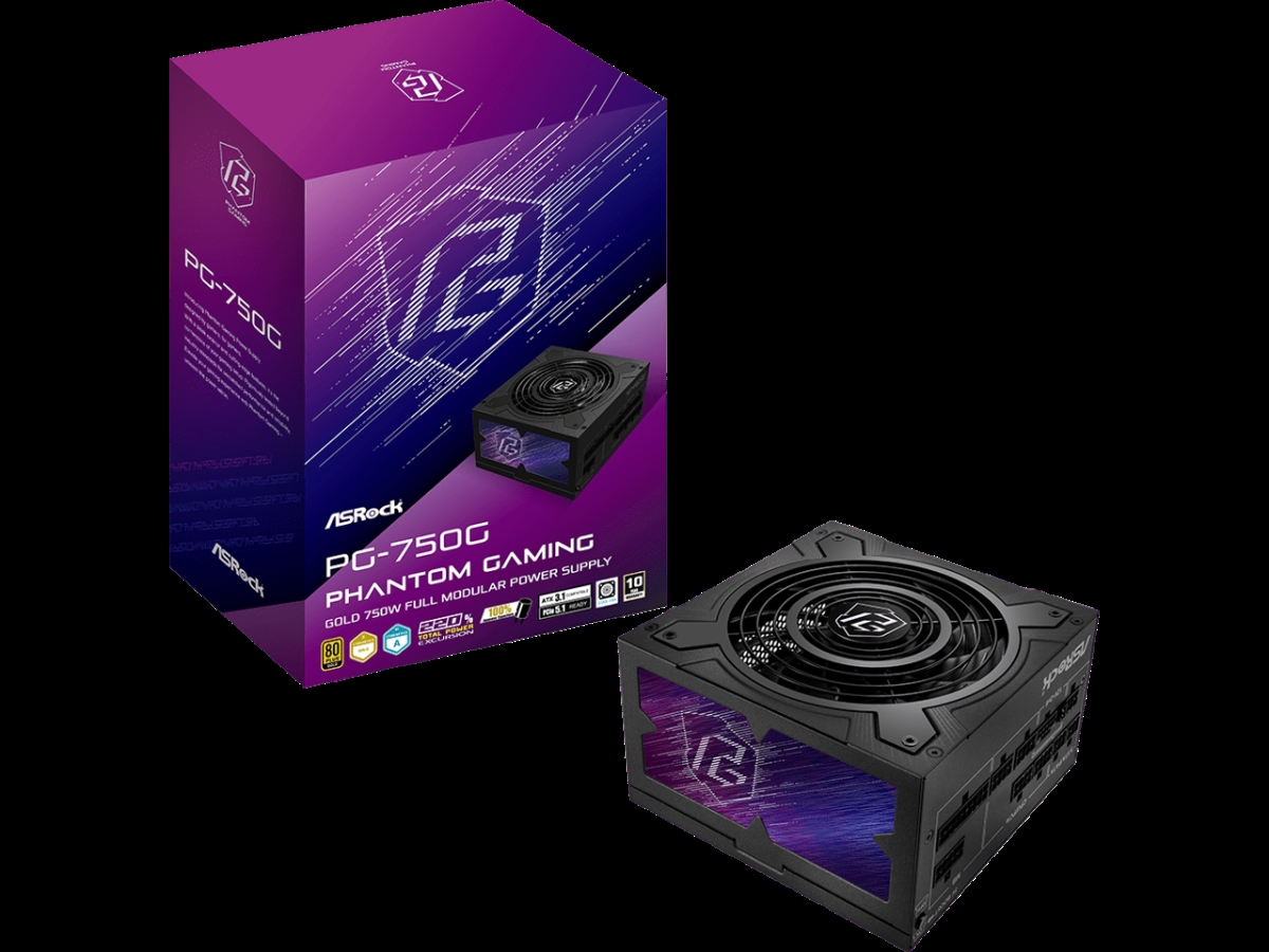 Picture of ASRock PG-750G ASRock Phantom Gaming Series Power Supply