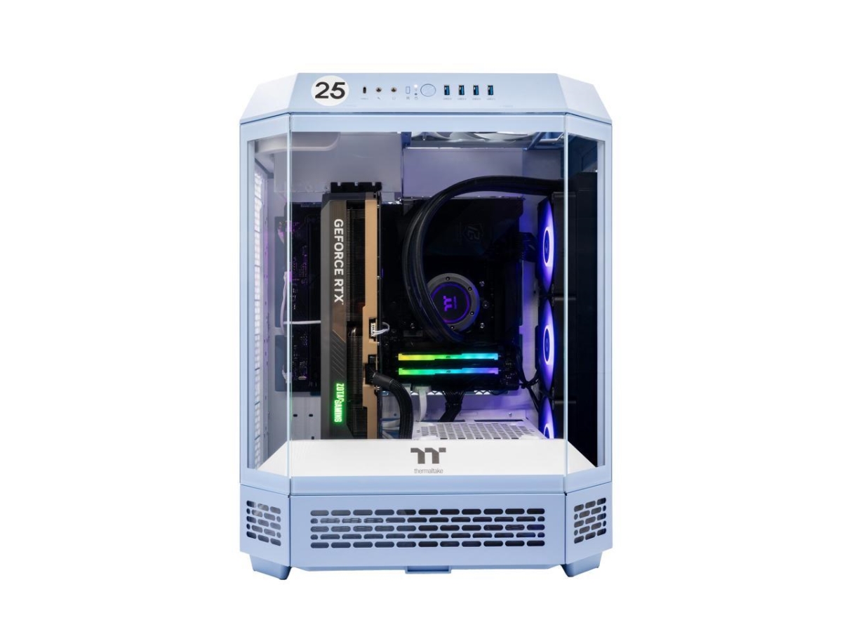 Picture of Zotac MEK5080A9700XBLT5 Gaming MEK AI-Enhanced Gaming PC Blue - AMD Ryzen 7 9700X 5.5GHz