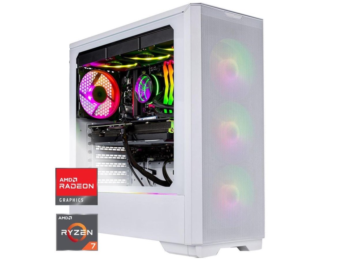 Picture of Skytech ST-ECLIPSELITE2-1745-W-AL Eclipse Lite Gaming PC Desktop - Ryzen 7 9800X3D 4.7 & 5.2 GHz Turbo - AMD RX 9070 XT 16GB