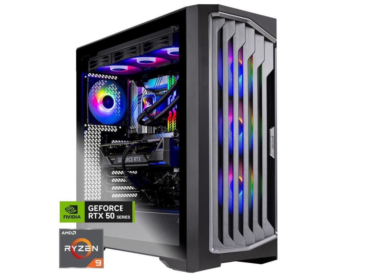 Picture of Skytech ST-LEGACY4-1686-B-AL Legacy Gaming PC Desktop AMD Ryzen 9 9900X3D NVIDIA Geforce RTX 5090 4TB Gen4 NVMe SSD 64GB RAM&#44; AIO Liquid Cooling Windows 11