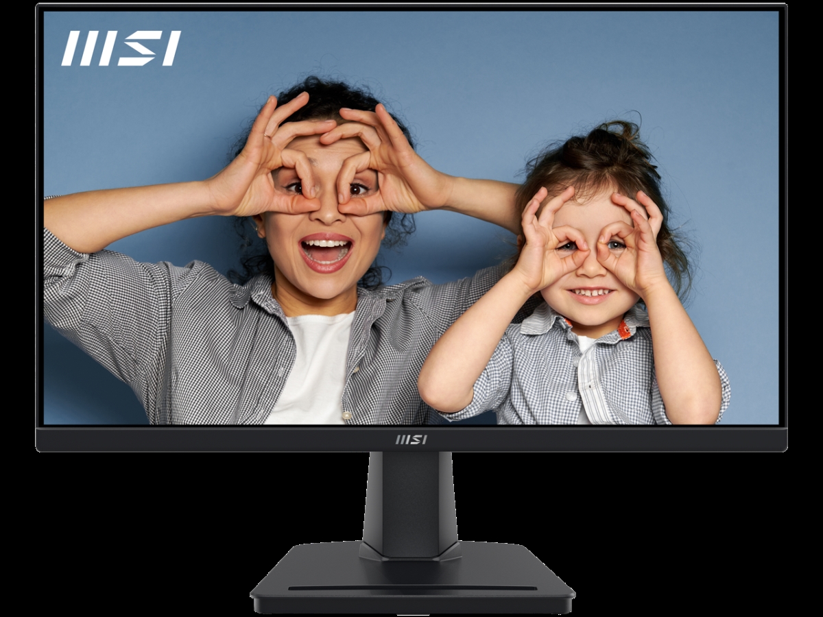 Picture of MSI Pro MP225 22 in. IPS 1920 x 1080 FHD Computer Monitor - 100Hz - Adaptive-Synch - HDMI - Video Port - VESA Mountable - Tilt - 1ms - Black