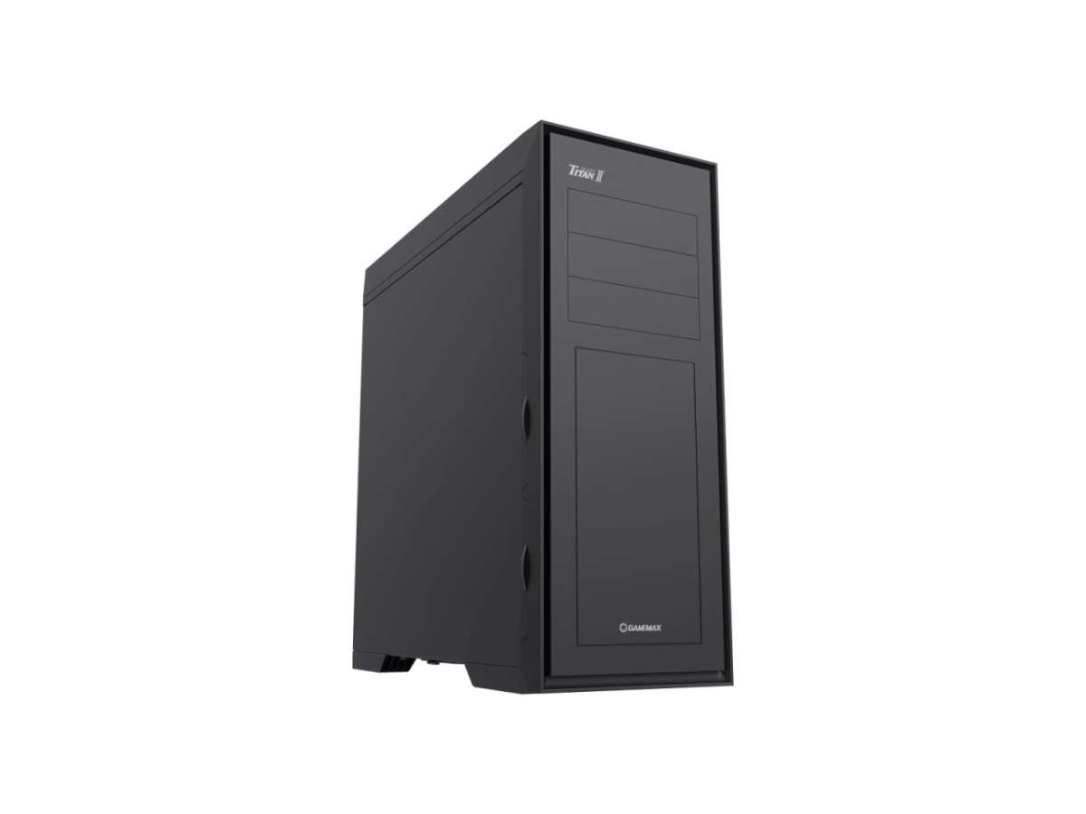 Picture of Gamemax Titan Silent 2 Black USB3.0-type C Tax Gaming Full Tower Computer Case W-3 x Silent Fans Pre-installed. Support 4090 GPU & 360 mm Aio