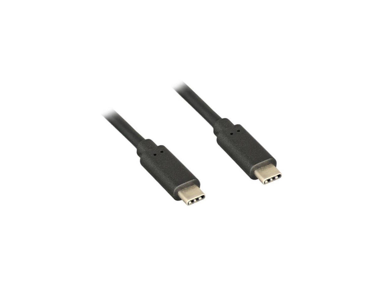 Picture of Nippon Labs 30C-10UC-32CC1-1 3 ft. USB Type C 3.1 Gen 2 Male to Male Cable&#44; 10g&#44; 3a&#44; Black Type-C Cable